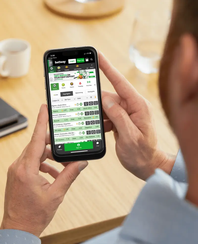 Baixe o aplicativo móvel da Betway